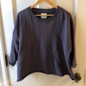Urban Outfitters  Boxy Cropped Sweatshirt